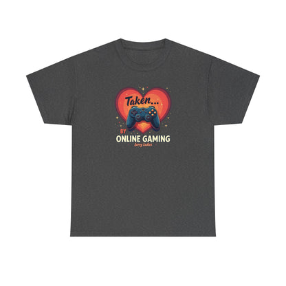 Taken by Online Gaming T-Shirt — Gamer Love Heart Controller Tee