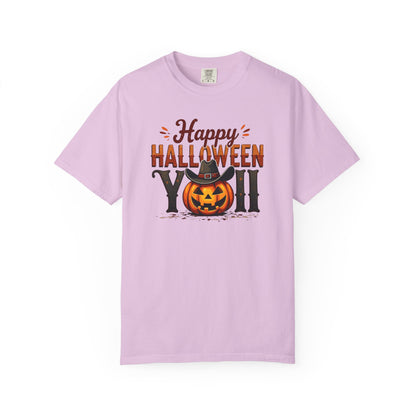 Halloween T-Shirt — "Happy Halloween You" Pumpkin Witch Graphic