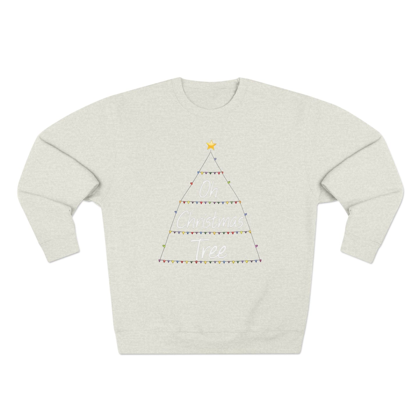 Oh Christmas Tree Sweatshirt — Minimal Holiday Crewneck