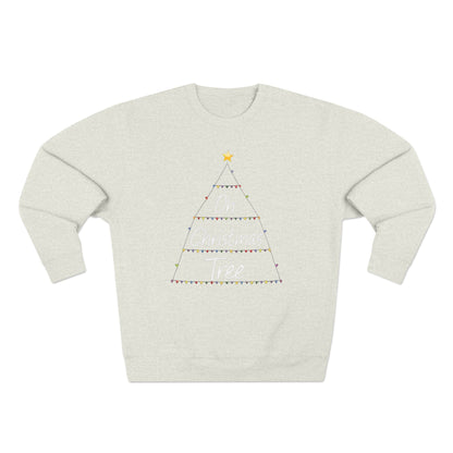 Oh Christmas Tree Sweatshirt — Minimal Holiday Crewneck