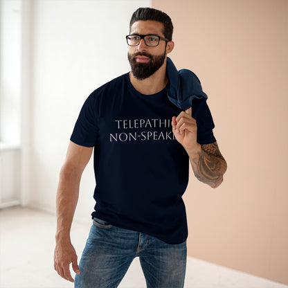 Telepathic Non-Speaker, Adult Staple Tee - Psychonaut Swag