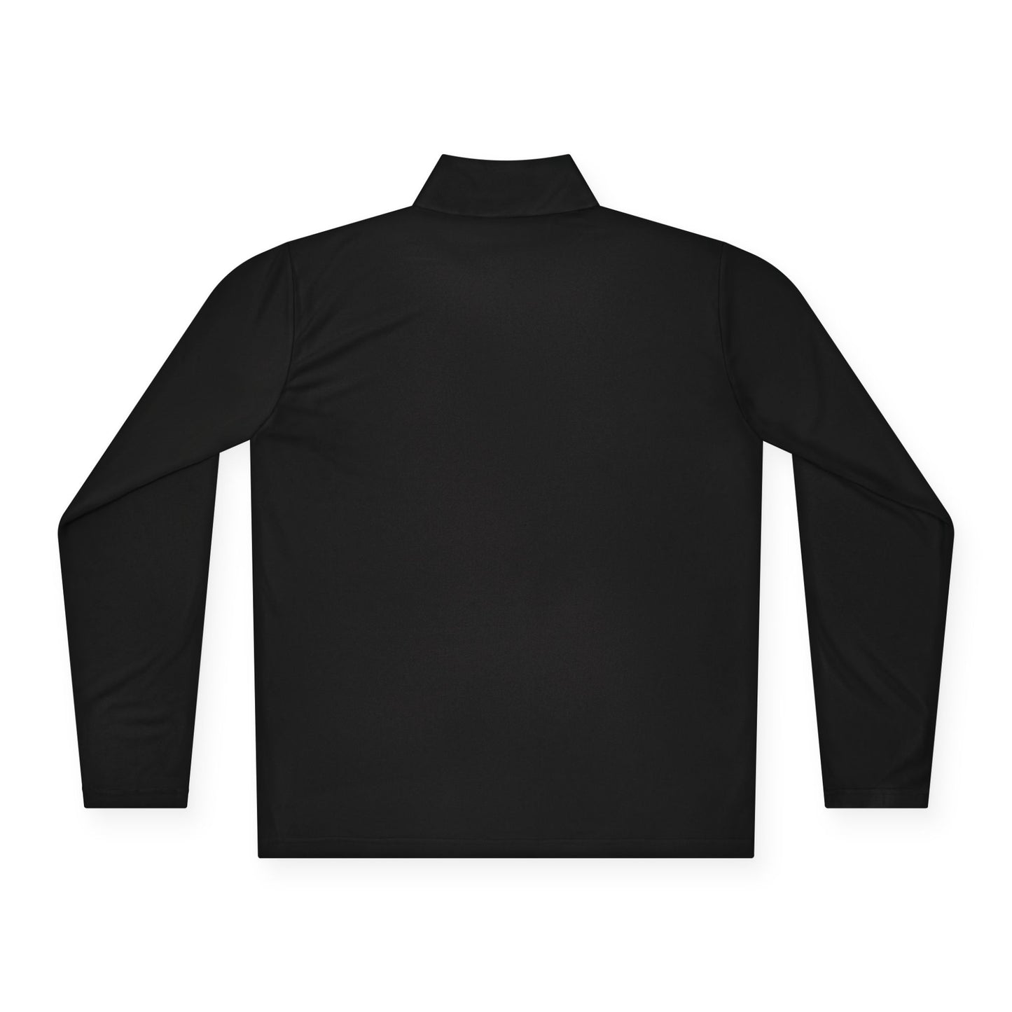 Sports Massage, Quarter-Zip Pullover — Vintage Fishing Badge Logo
