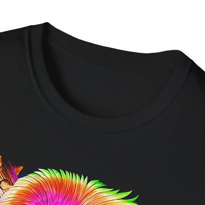 Punk skull, Unisex Softstyle T-Shirt