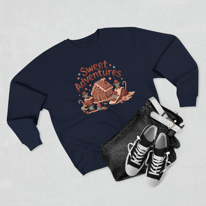 Sweet Adventures Sweatshirt — Gingerbread House Holiday Crewneck