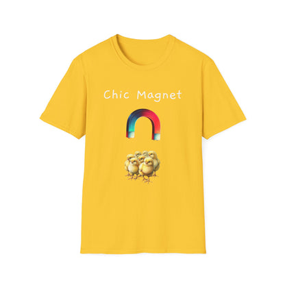 Chic Magnet Unisex Softstyle T-Shirt - Fun and Quirky Graphic Tee - Psychonaut Swag