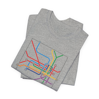 NYC Evacuation Plan, Unisex Jersey Short Sleeve Tee