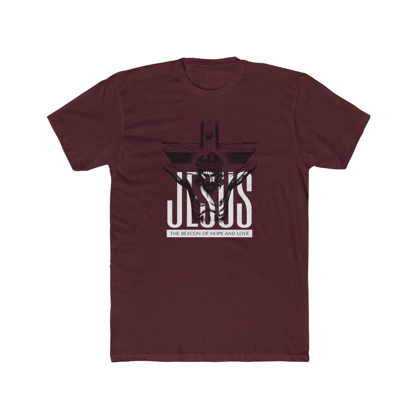 Jesus Crucifix Tee — "The Beacon of Hope and Love" Christian T‑Shirt