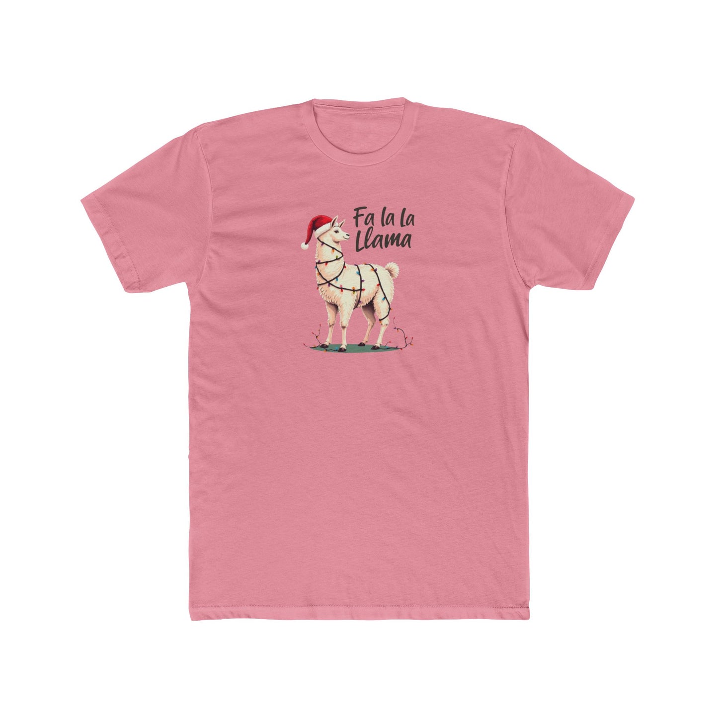 Fa La Llama Christmas Tee — Cute Llama Holiday T-Shirt