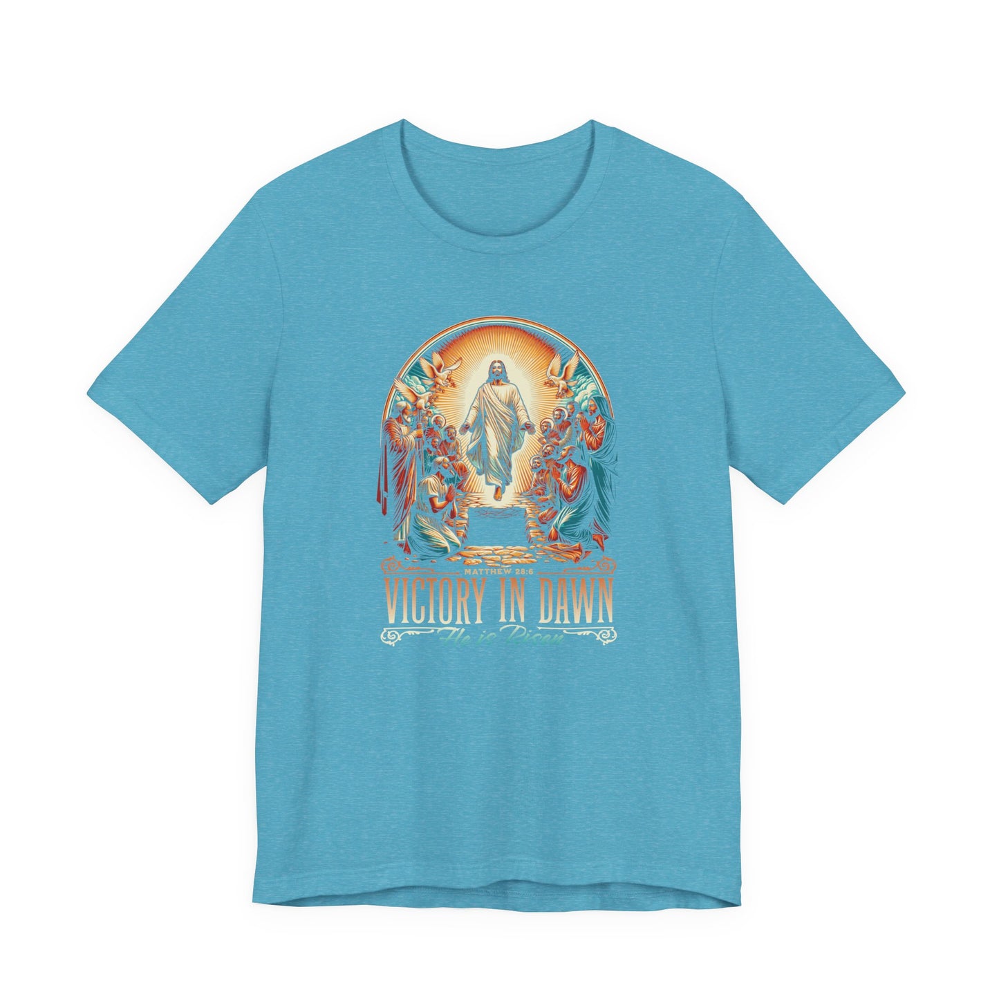 Victory in Dawn Christian T-Shirt — Resurrection Easter Tee