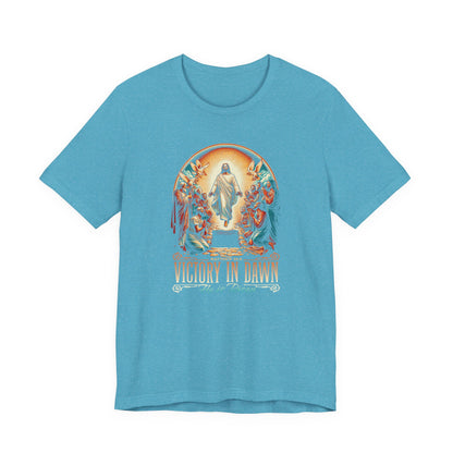 Victory in Dawn Christian T-Shirt — Resurrection Easter Tee