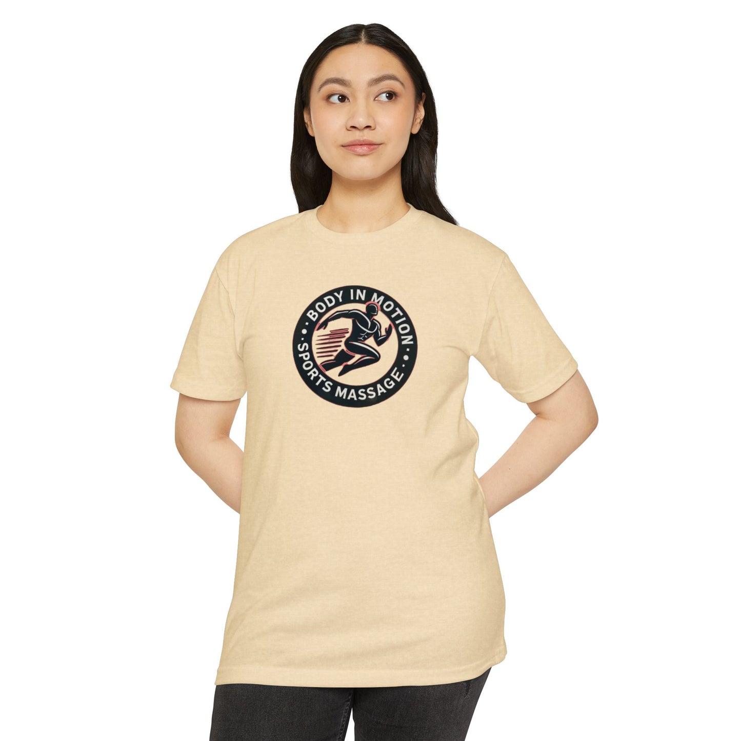 Body In Motion Sports Massage T-Shirt — Recovery & Mobility Athletic Tee