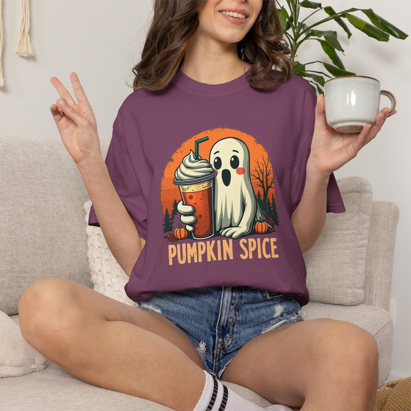 Pumpkin Spice Ghost T-Shirt