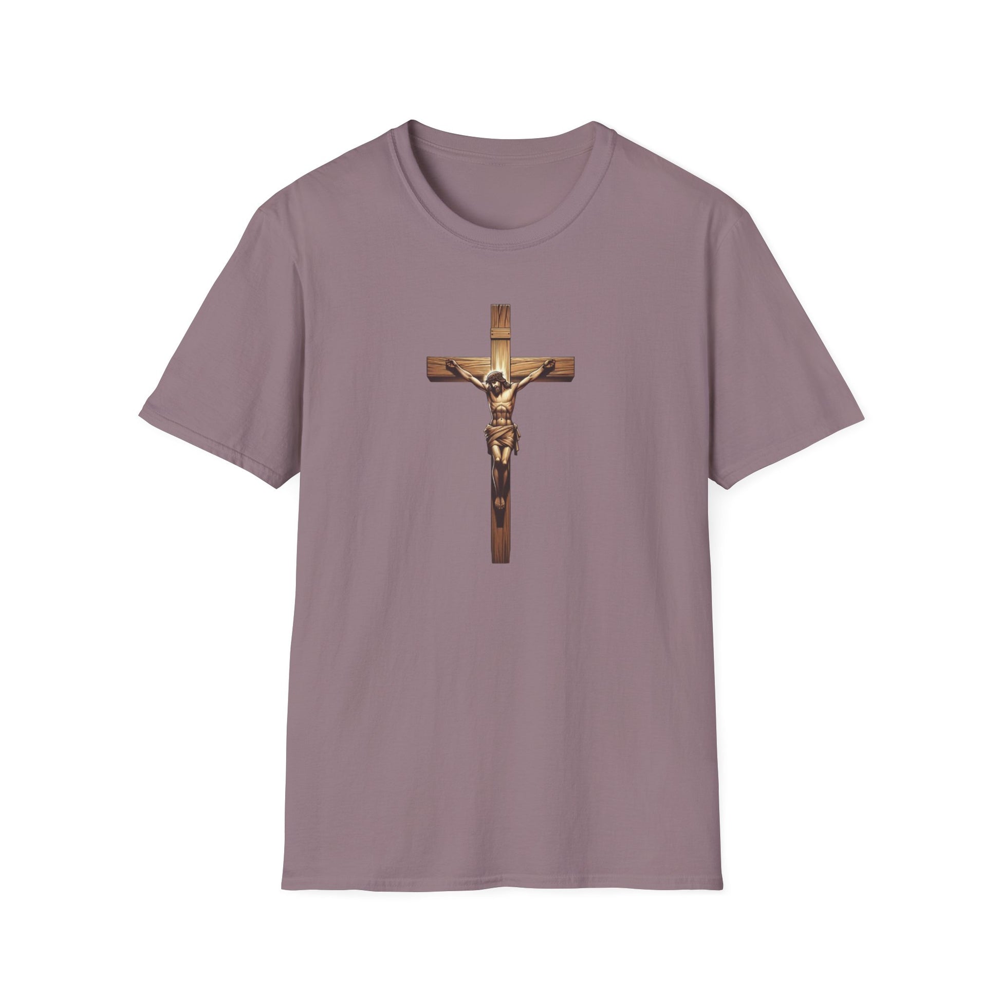 On the Cross, Unisex Softstyle T-Shirt - Psychonaut Swag