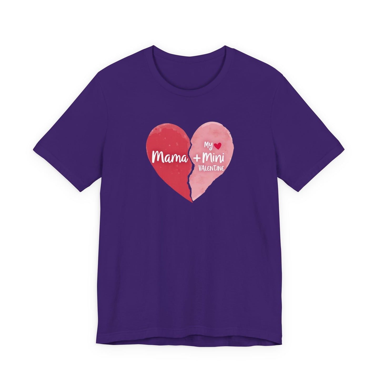 Mama + Mini Valentine T-Shirt — Matching Mother & Child Heart Tee