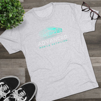 Advanced Mobile Detailing, Tri-blend, Tee | Car Enthusiast T-Shirt, Custom Auto Care Shirt, Gift for Car Lovers, Unique Vehicle Detailing Apparel