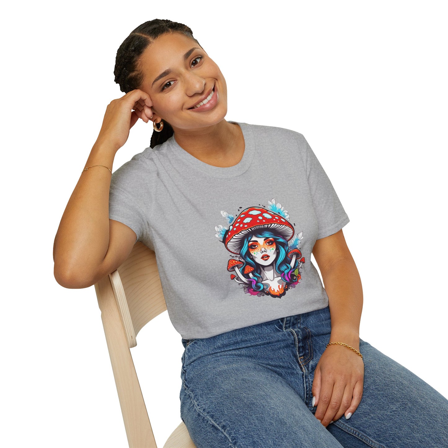 Miss Fly Agaric, Unisex Softstyle T-Shirt