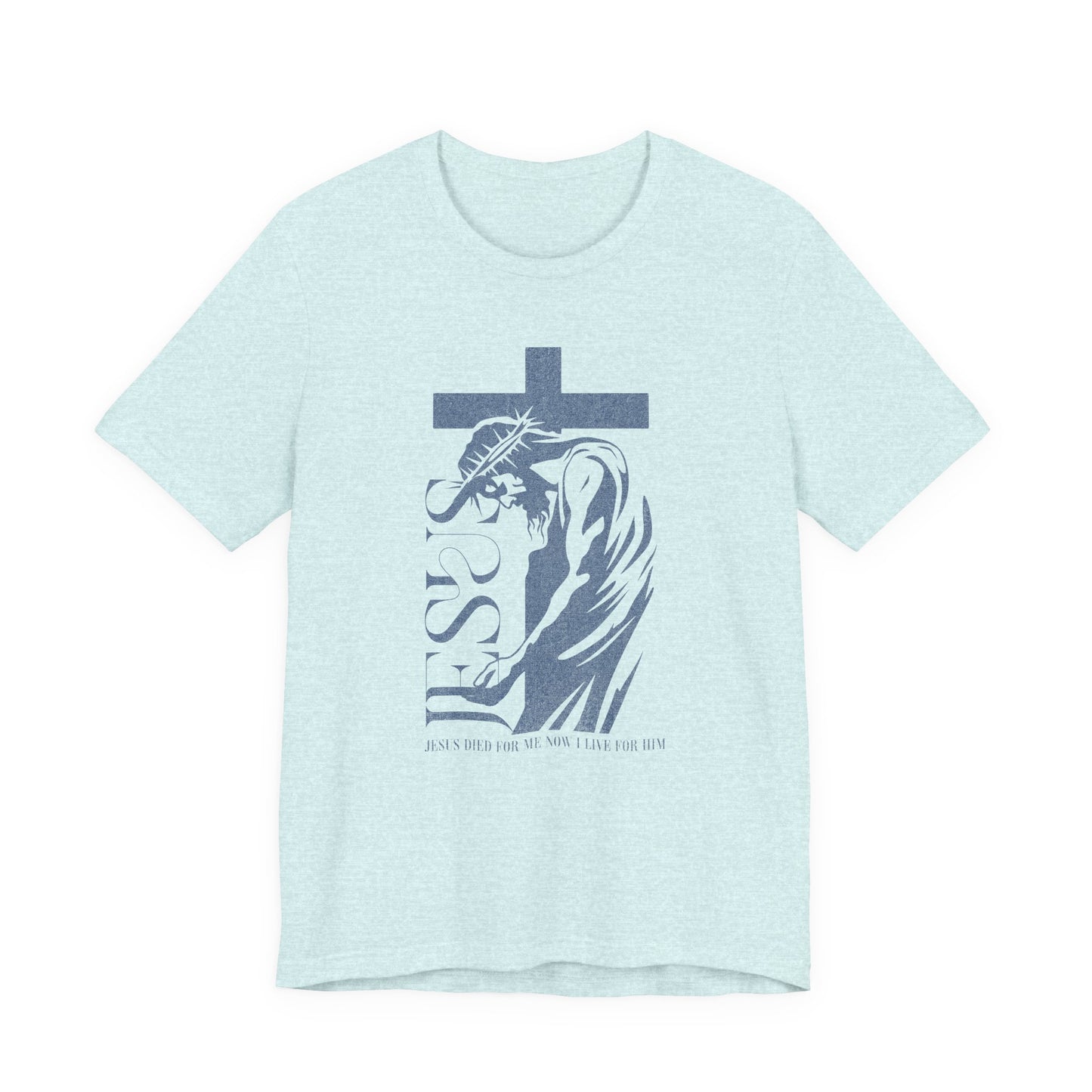 Christian Jesus Tee — Crown of Thorns Cross Graphic T-Shirt