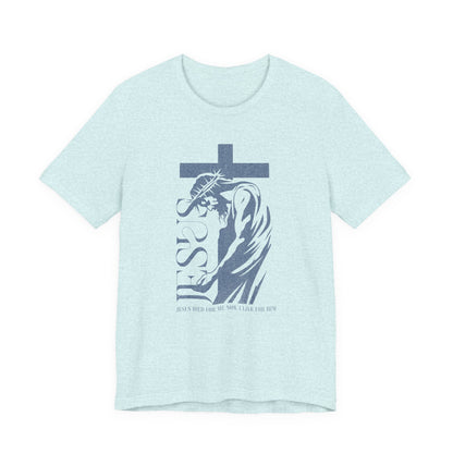 Christian Jesus Tee — Crown of Thorns Cross Graphic T-Shirt