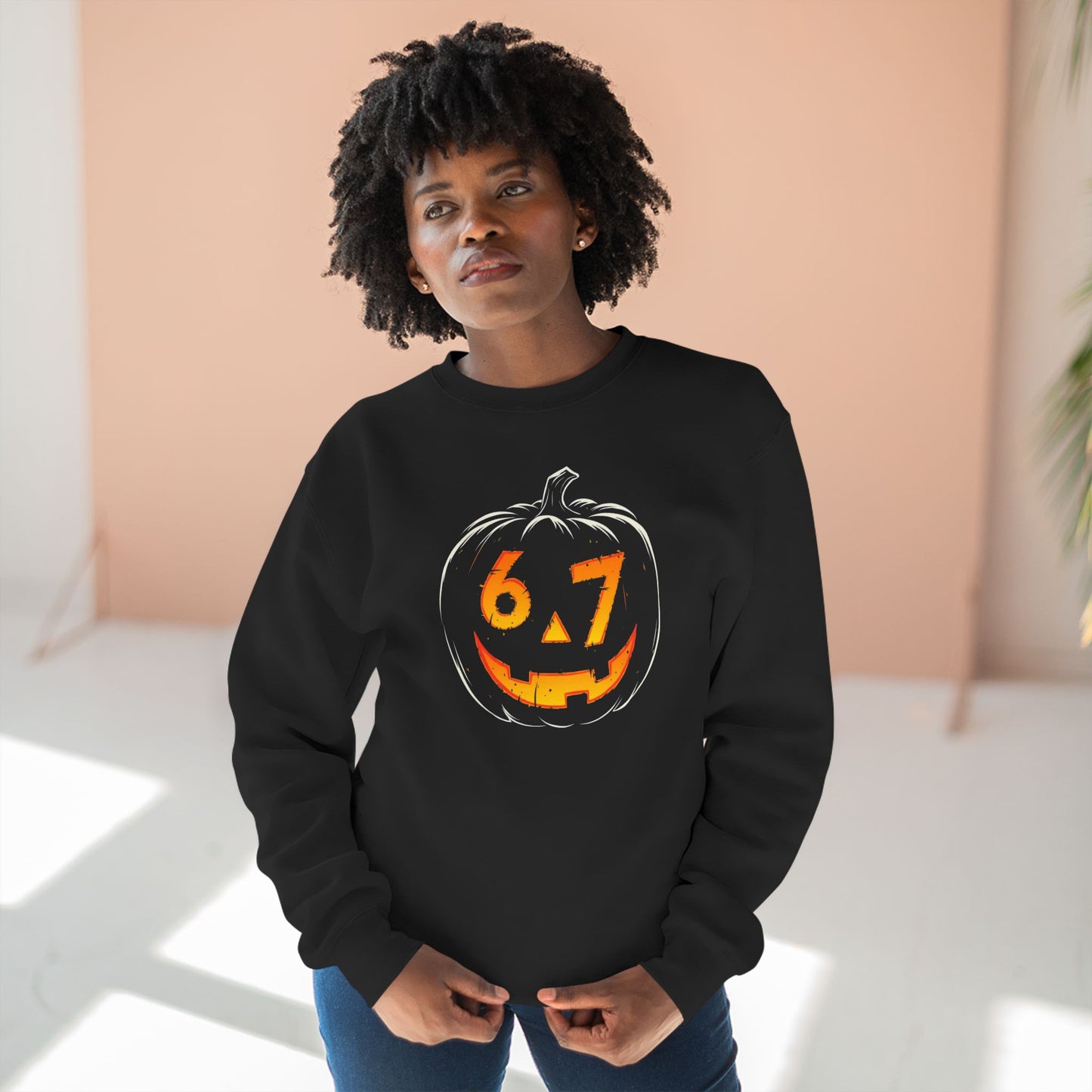Halloween Pumpkin Crewneck Sweatshirt – Jack-O'-Lantern