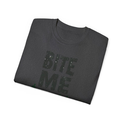 Bite Me, Unisex Ultra Cotton T-Shirt, Casual Wear, Gift for Halloween, Party Shirt, Humor Merch