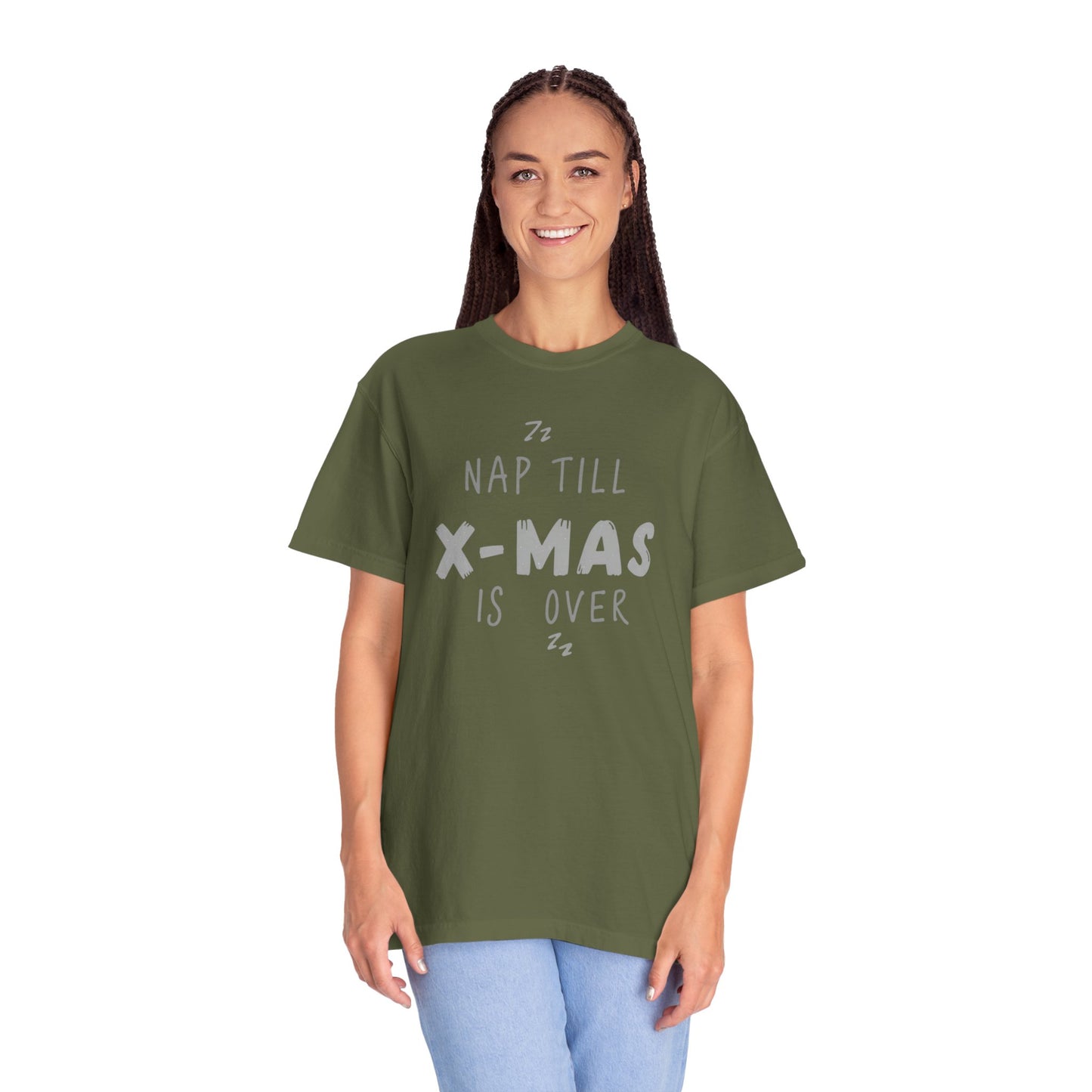 Nap Till X-Mas T-Shirt — Funny Christmas Holiday Tee
