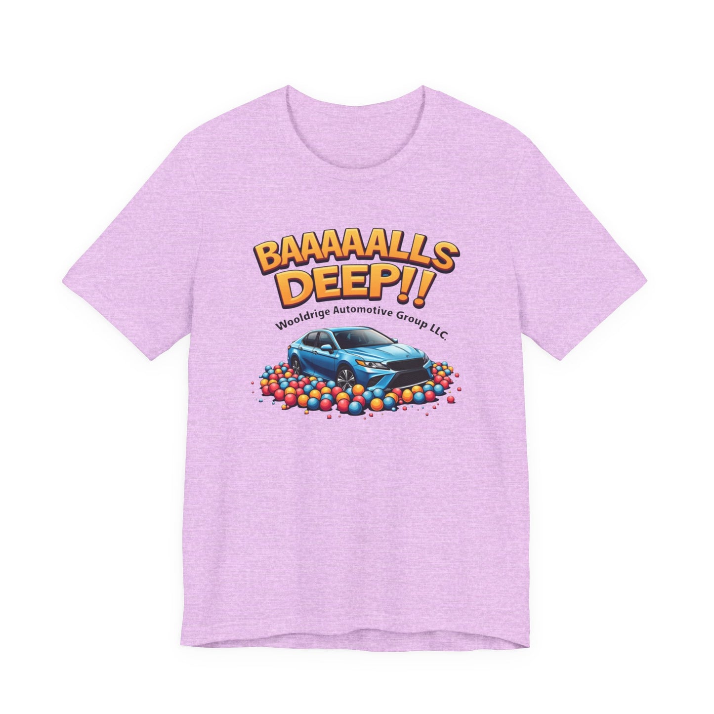 Baaaallls Deep, Unisex Jersey Short Sleeve Tee