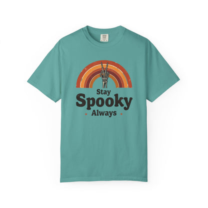 Stay Spooky Always T-Shirt — Retro Rainbow Halloween Tee