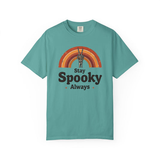 Stay Spooky Always T-Shirt — Retro Rainbow Halloween Tee