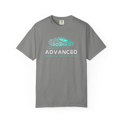 Advanced Mobile, Garment Dyed, T-Shirt, Unisex Graphic Tee, Casual Streetwear, Perfect Gift for Car Lovers, Vintage Style Merch, Everyday Wear