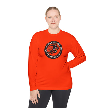 Sports Massage Long Sleeve Tee — "Body in Motion" Athletic Therapy Shirt