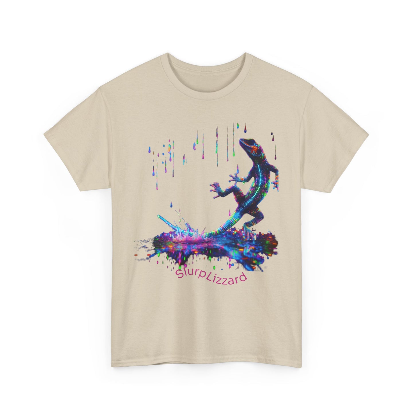 Slurp Lizzard, Unisex Heavy Cotton Tee - Psychonaut Swag