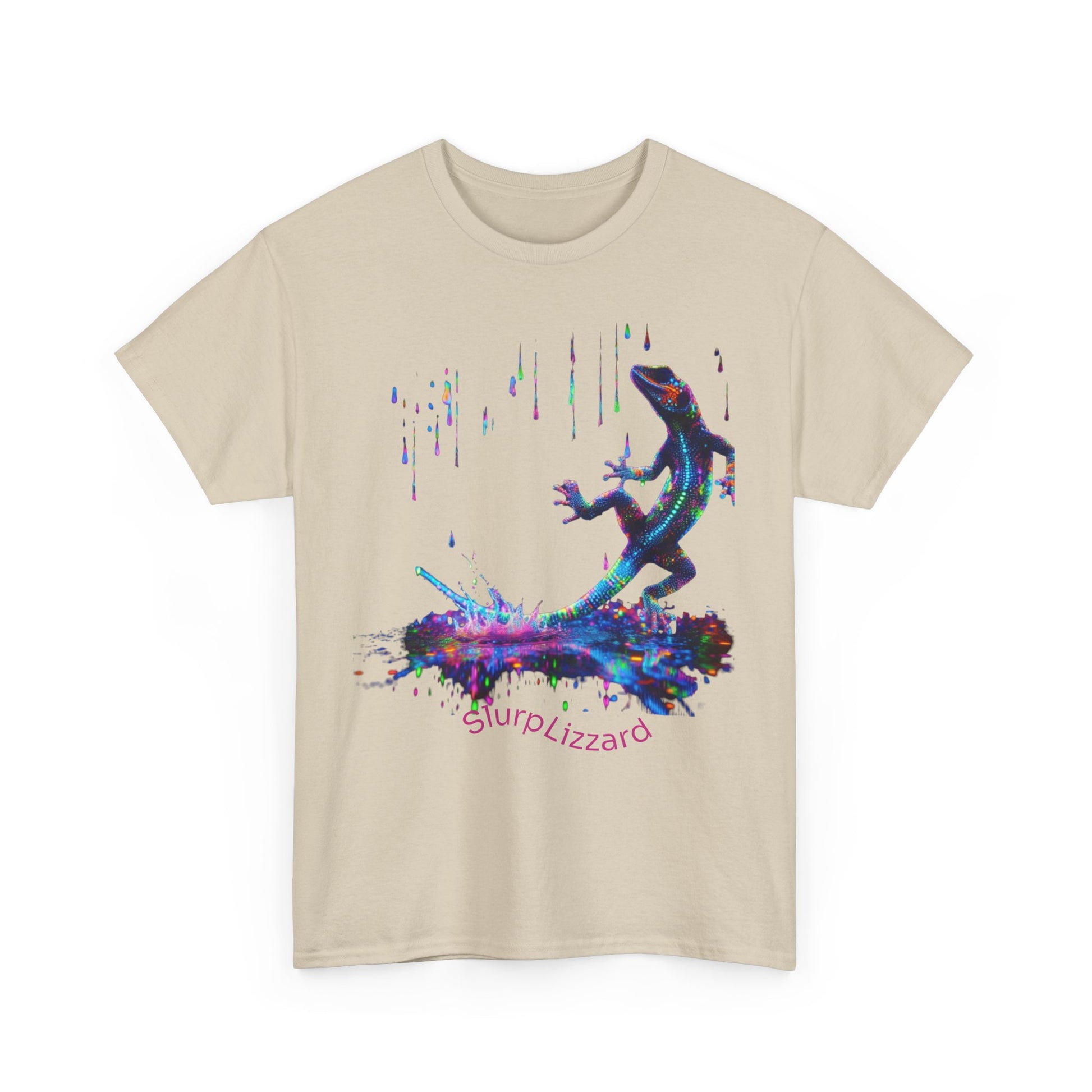 Slurp Lizzard, Unisex Heavy Cotton Tee - Psychonaut Swag