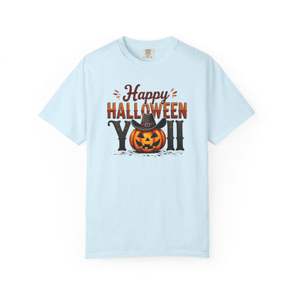 Halloween T-Shirt — "Happy Halloween You" Pumpkin Witch Graphic