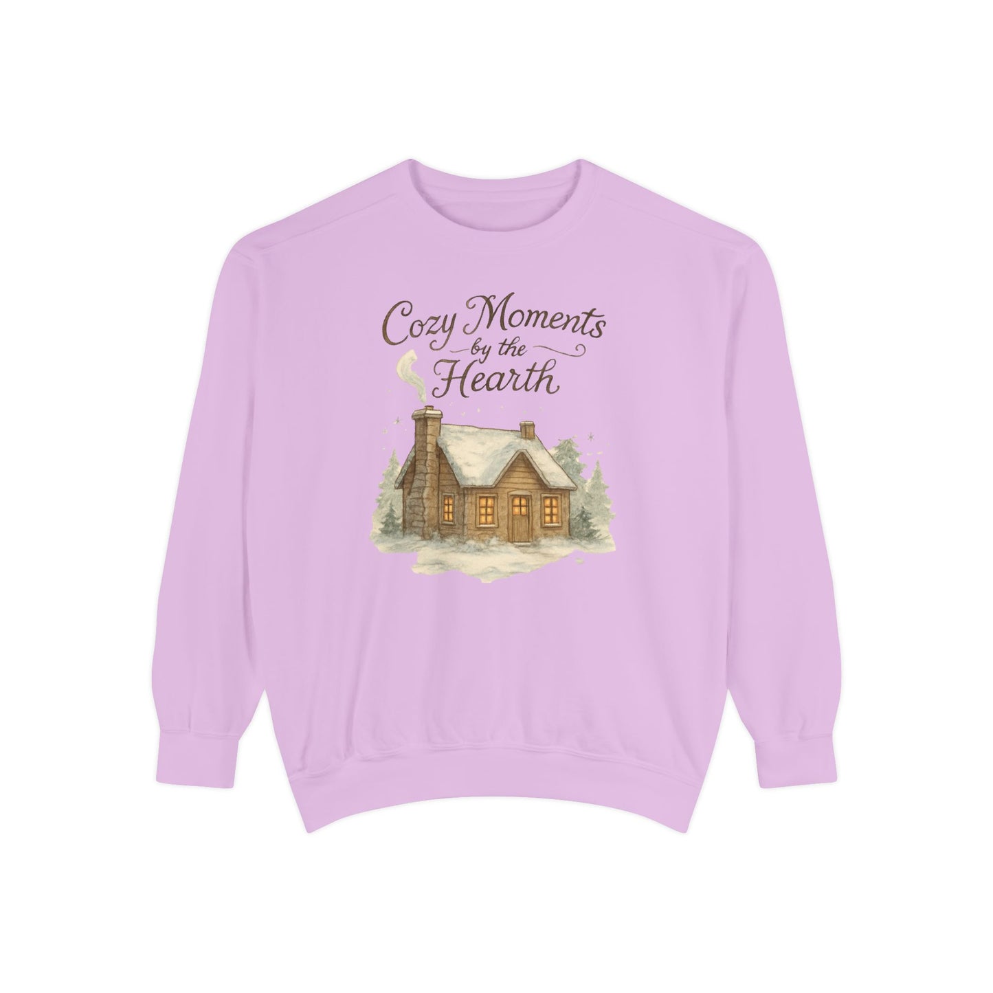 Cozy cabin Unisex Garment-Dyed Sweatshirt