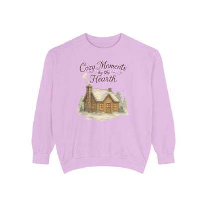 Cozy cabin Unisex Garment-Dyed Sweatshirt