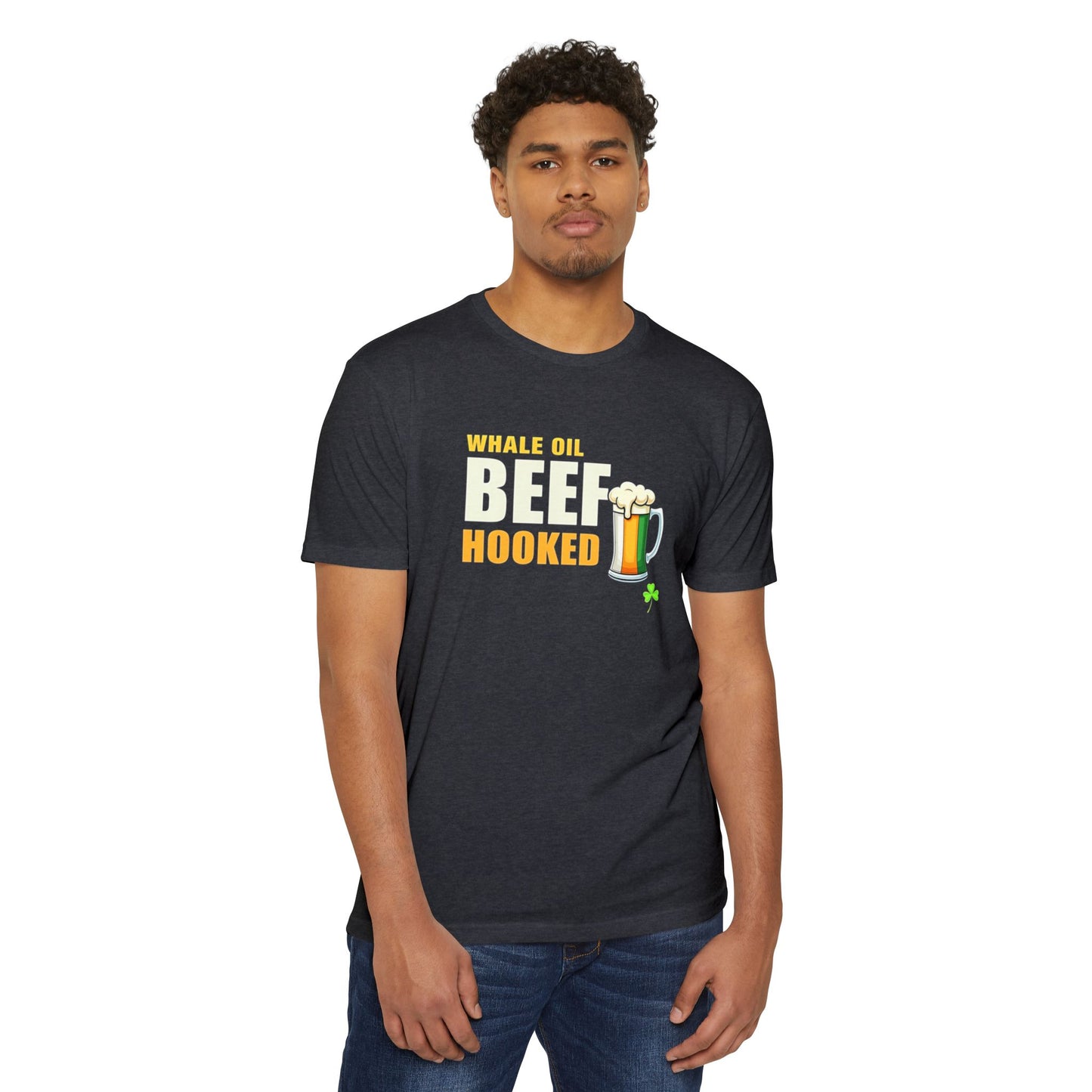 Beef Hooked Beer Graphic T-Shirt