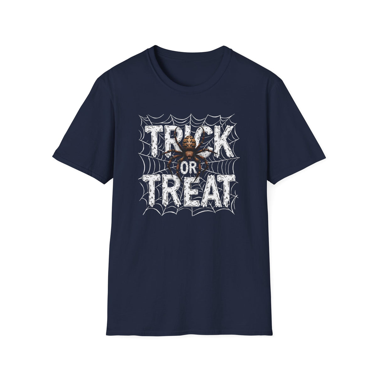Trick or Treat Spider Tee — Halloween Graphic T-Shirt