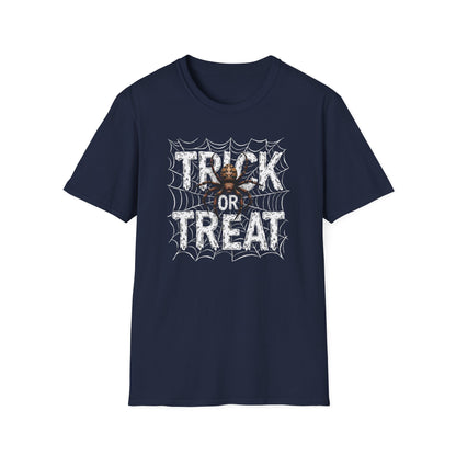 Trick or Treat Spider Tee — Halloween Graphic T-Shirt