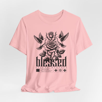 Blessed Rose Tee — Vintage Floral Graphic T‑Shirt