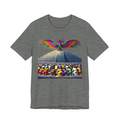 Feathered Serpent, Unisex Jersey Short Sleeve Tee - Psychonaut Swag