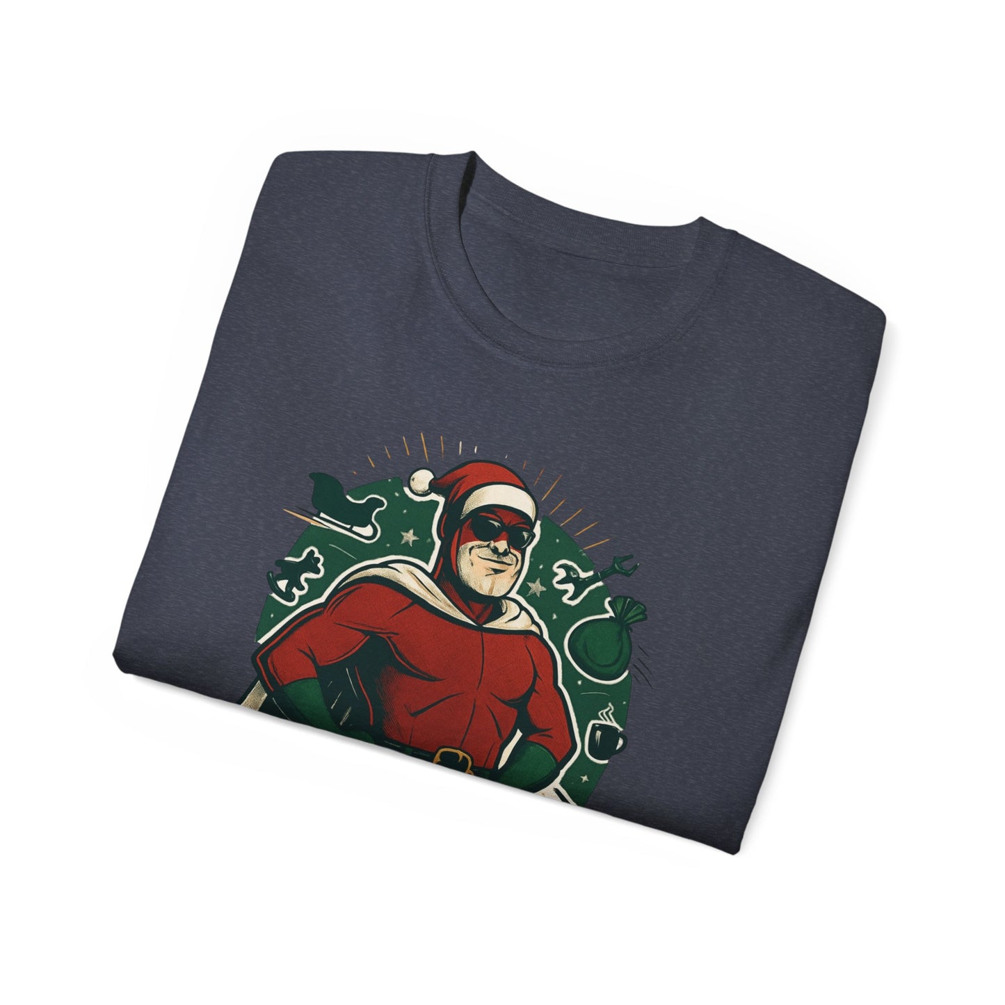 Santa Dad T-Shirt — Retro Vintage Father Christmas Tee for Dads