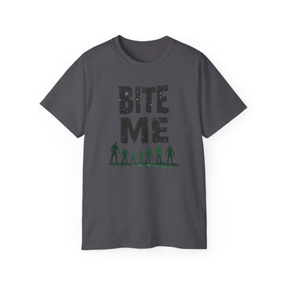 Bite Me, Unisex Ultra Cotton T-Shirt, Casual Wear, Gift for Halloween, Party Shirt, Humor Merch