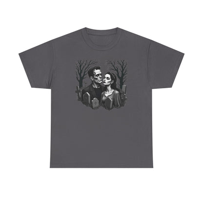 Gothic 'Until Forever' Couple Tee — Anniversary Season Graphic T-Shirt