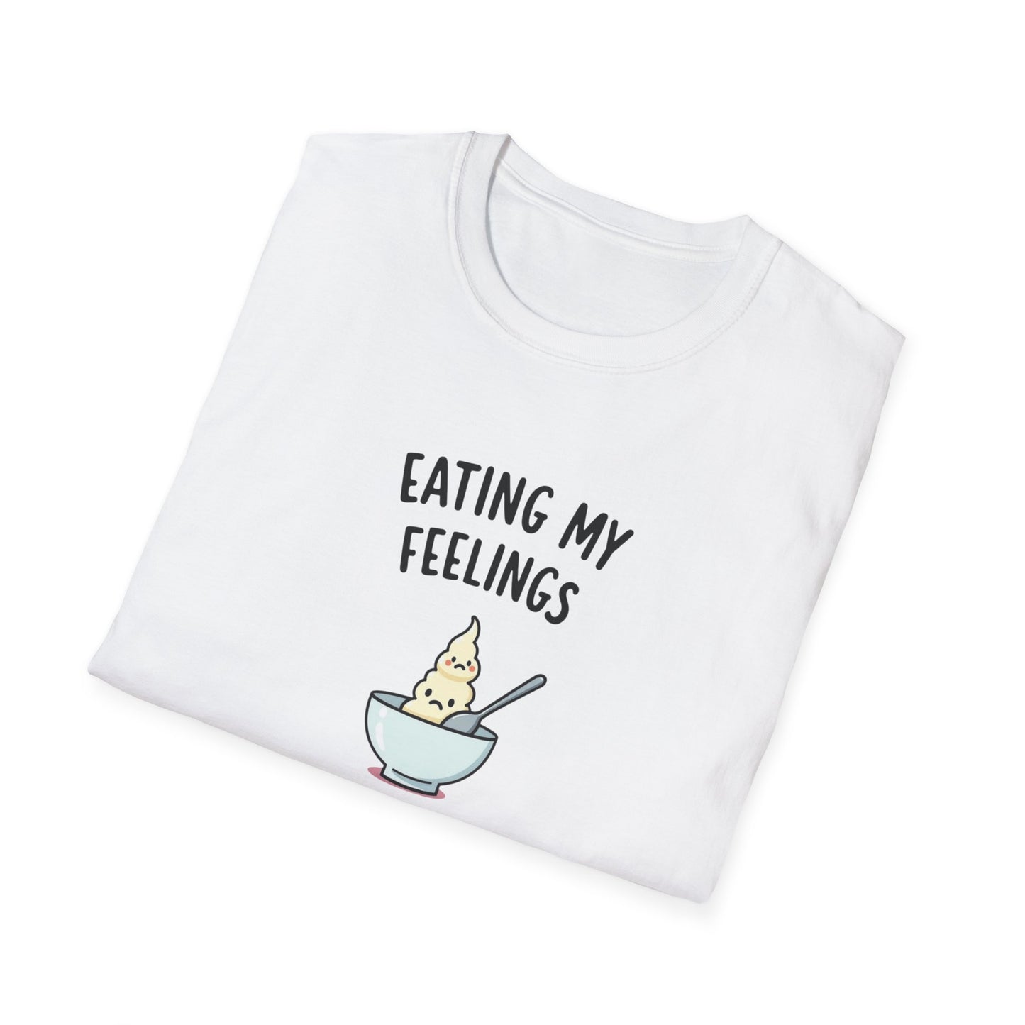 Eating My Feelings - Cute Casual Wear, Gift for Food Lovers, Funny Tee for Self-Care Days, Fun Summer [...] - Psychonaut Swag