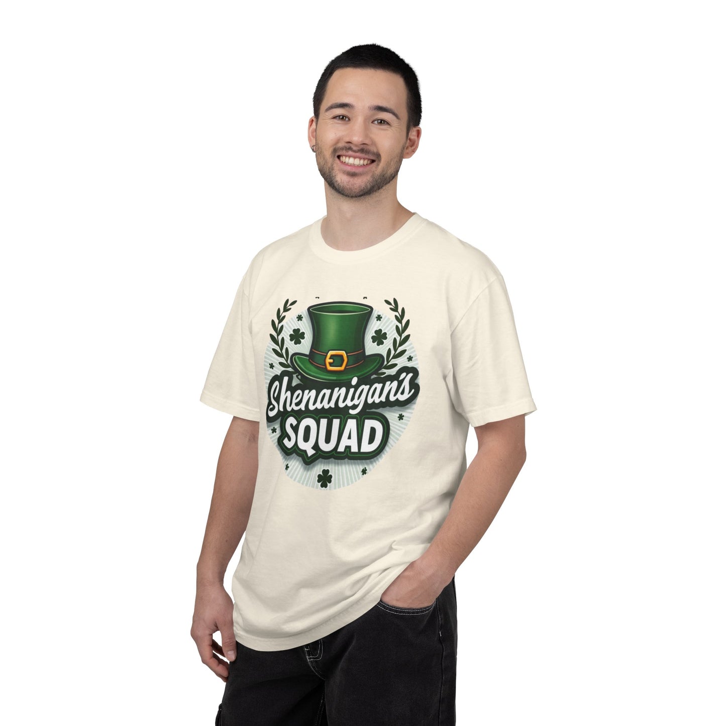 Shenanigan’s Squad T-Shirt — St. Patrick’s Day Leprechaun Hat Tee