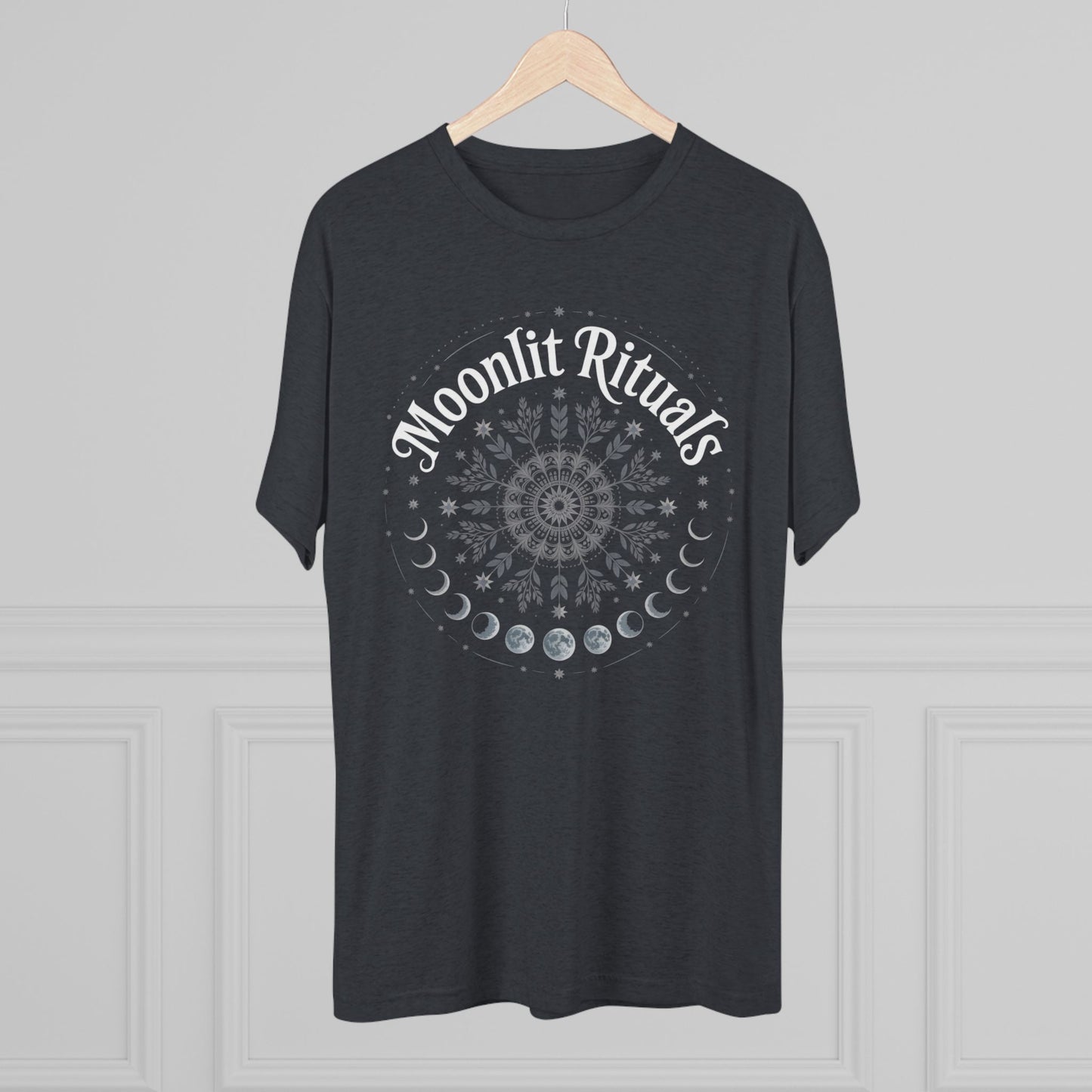 Moonlit Rituals Tee — Crescent Moon Phases Graphic T-Shirt
