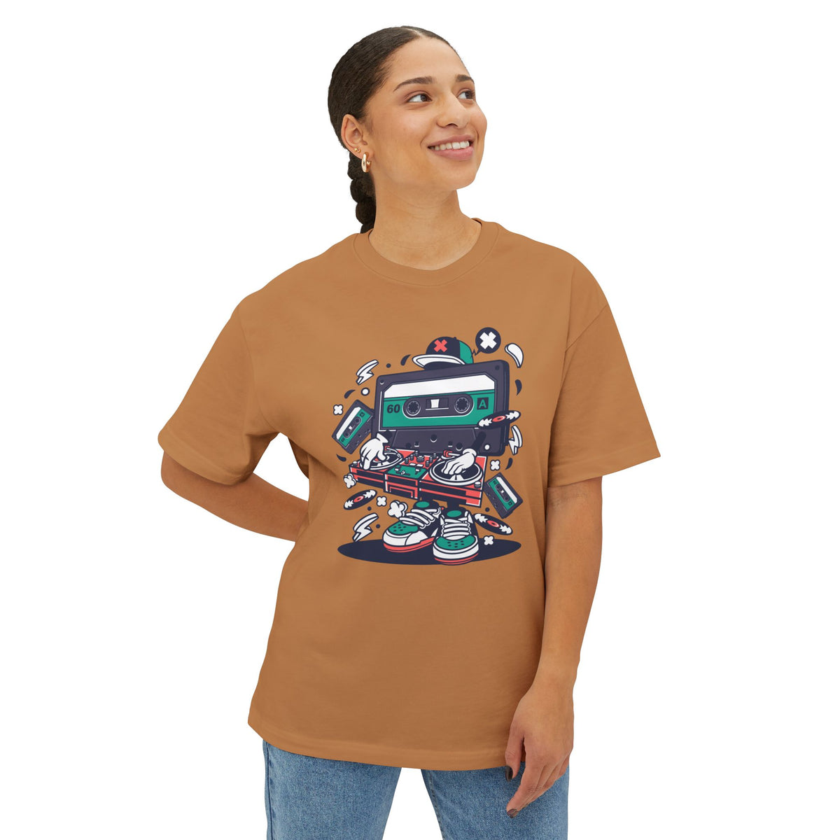 Retro Cassette Robot Tee