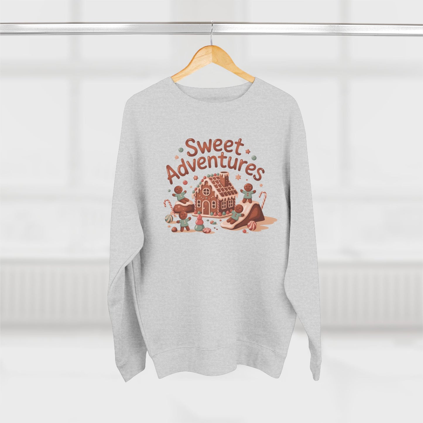 Sweet Adventures Sweatshirt — Gingerbread House Holiday Crewneck