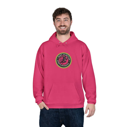 Sports Massage, Logo Hoodie — 'Run Fast' Athletic Pullover