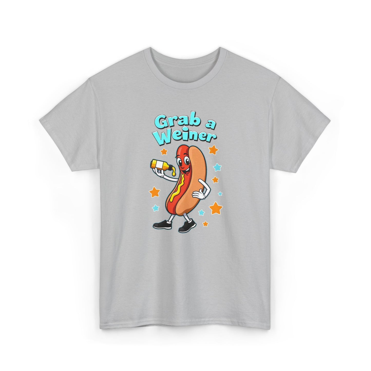 Weiner with mustard, Unisex Heavy Cotton Tee